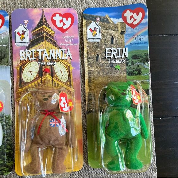Ty McDonalds International Bears Collection set of 4 1999 - Picture 4 of 14